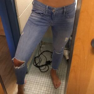 American eagle ripped jeans